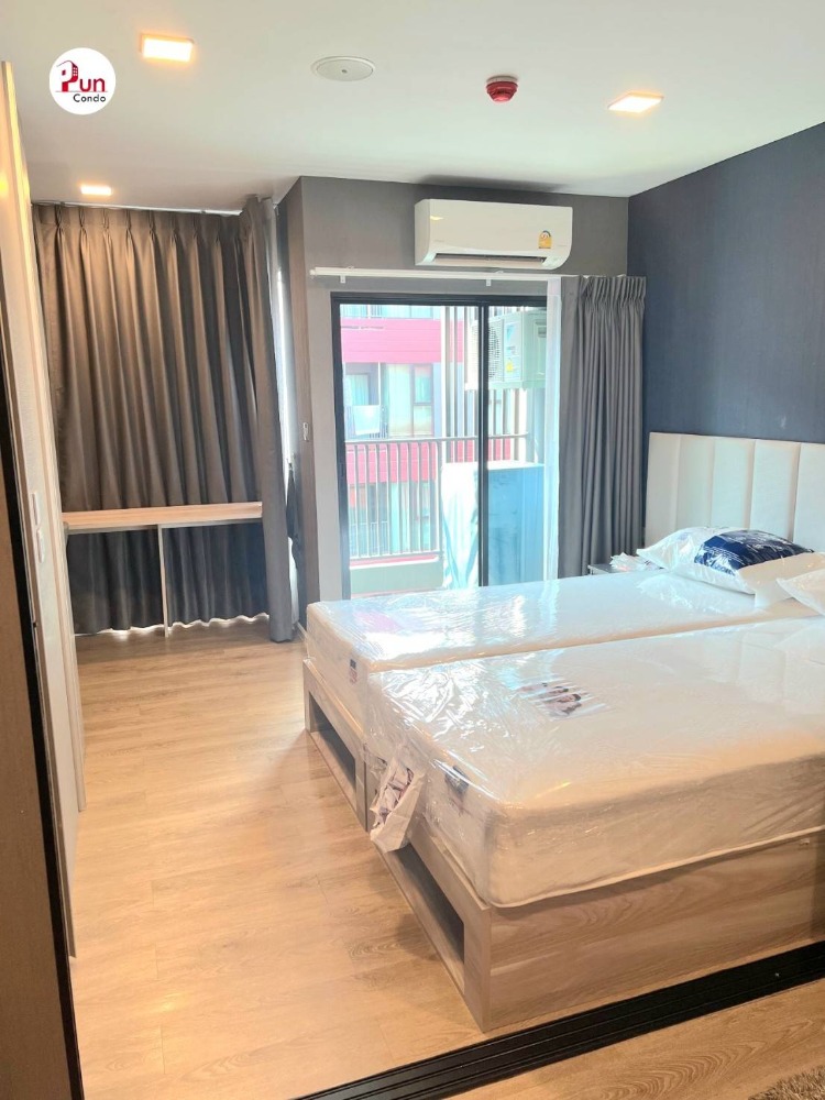 For RentCondoPathum Thani,Rangsit, Thammasat : 💥1st hand room #KaveAva for rent Beautiful condo near TU. Double bed, separate zones Fully furnished, ready to move in!!😊Pun