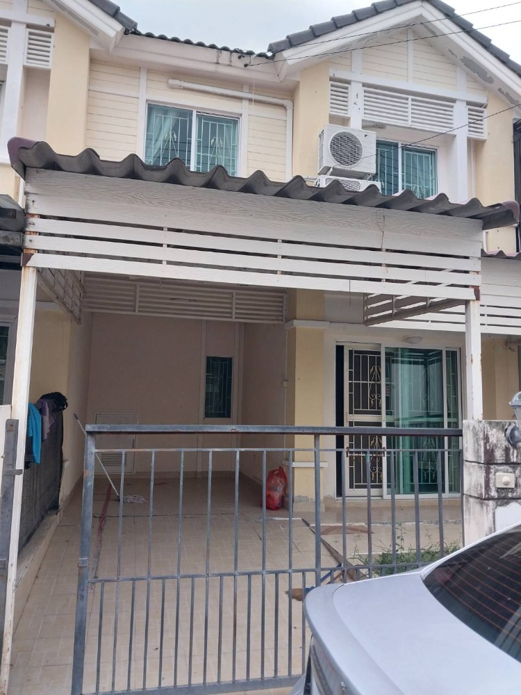 For RentTownhousePathum Thani,Rangsit, Thammasat : Townhouse for rent, Pruksa Ville 41, Bangkadi-Tiwanon 💥 7,500 baht per month 💥 With furniture, air conditioner 💥 Near Bangkadi Industrial Estate, Pathum Thani