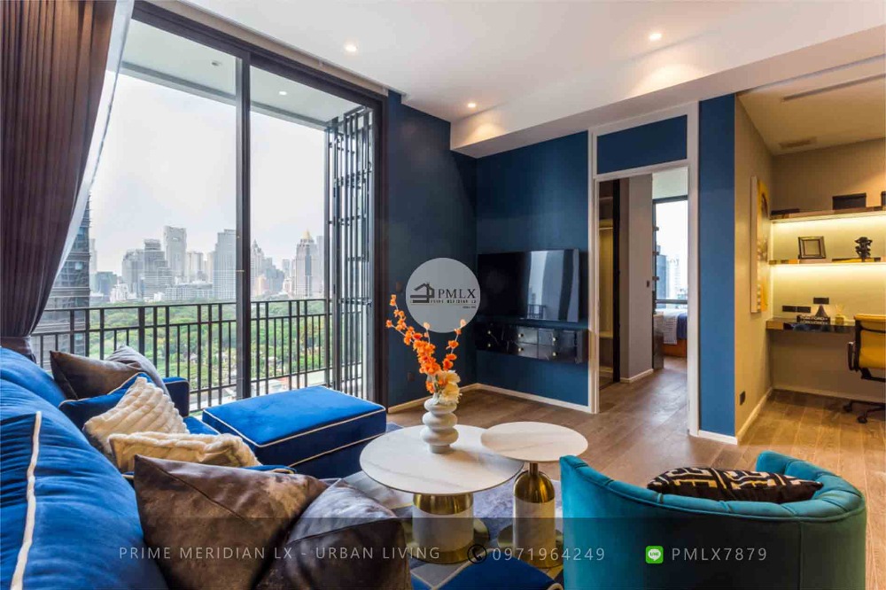 For RentCondoWitthayu, Chidlom, Langsuan, Ploenchit : Muniq Langsuan - Super Luxury 2 Bedrooms / Lumphini Park Views / Prime Location