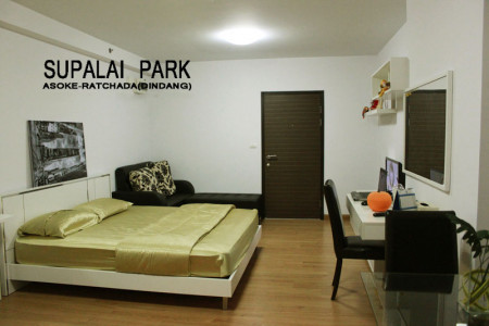 For RentCondoRama9, Petchburi, RCA : Condo for rent Supalai Park Asoke-Ratchada Supalai Park Asoke-Ratchada 34 sq m. MRT Rama 9