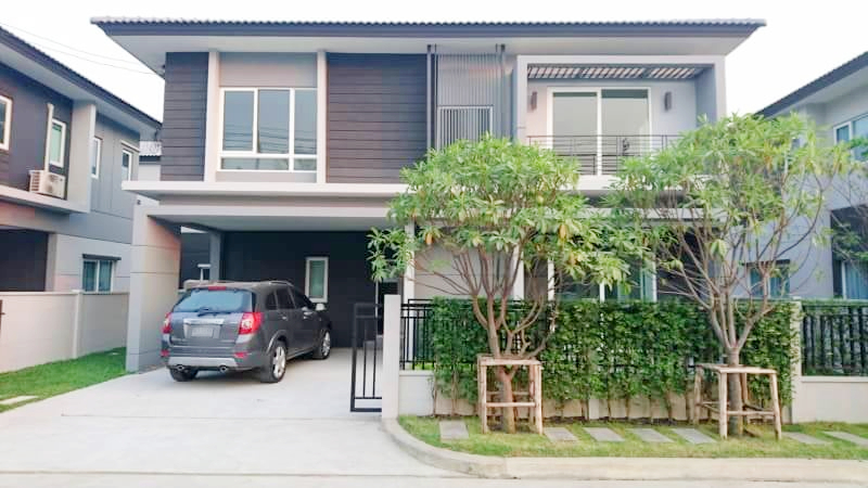 For SaleHouseNonthaburi, Bang Yai, Bangbuathong : House for sale, Centro Ratchaphruek, 190 sq m. 52.7 sq wa, 4 bedrooms, 3 bathrooms, new condition, never lived.