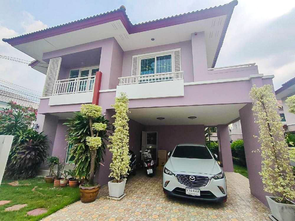 For SaleHouseNawamin, Ramindra : 2-storey detached house for sale, Ramintra Km. 8, beautiful decoration, wide area near Fashion Island