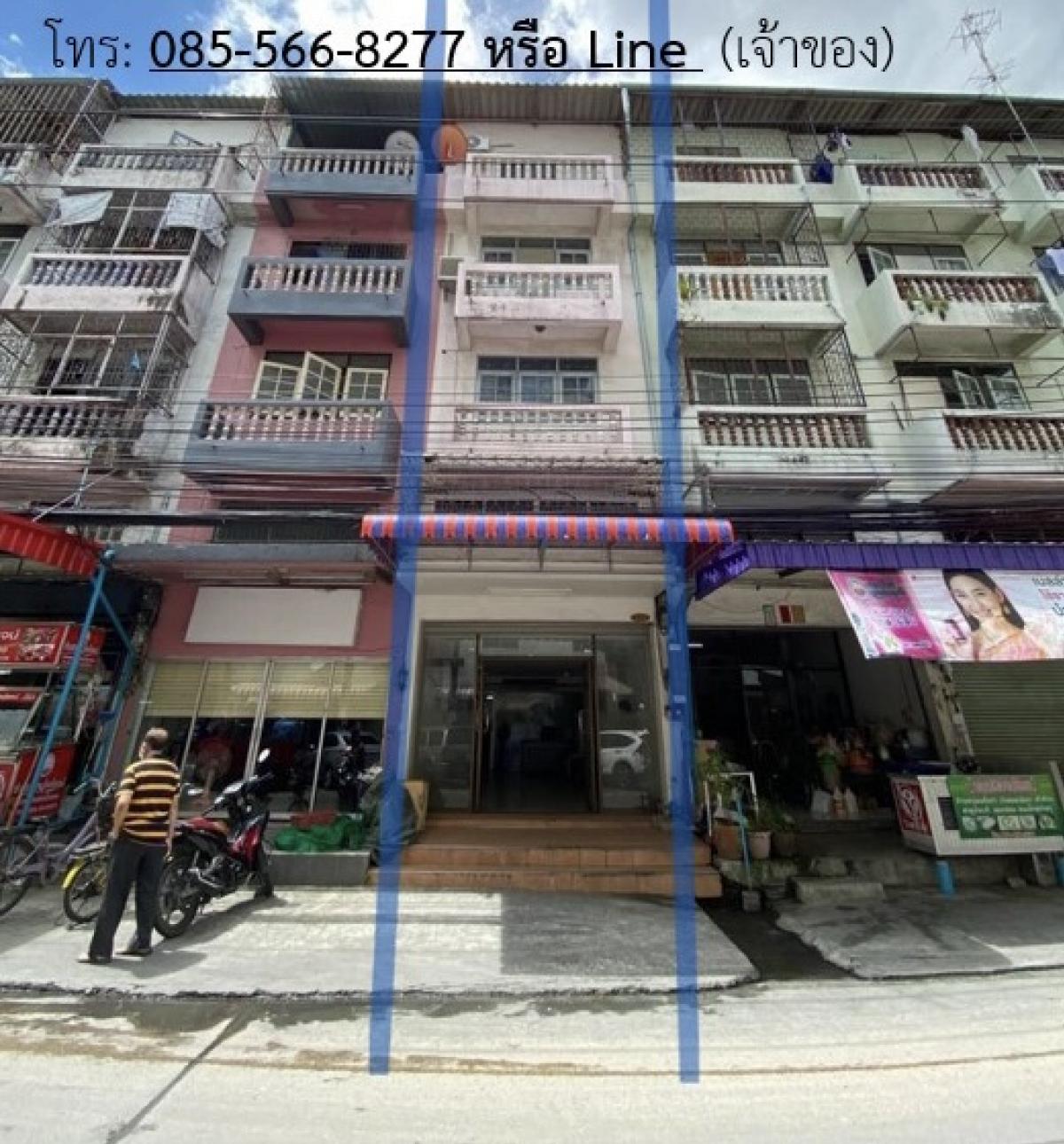 For RentShop HouseLadprao101, Happy Land, The Mall Bang Kapi : Commercial building for rent, 5 floors, Lat Phrao 121, Khlong Chan, Bang Kapi, Bangkok.