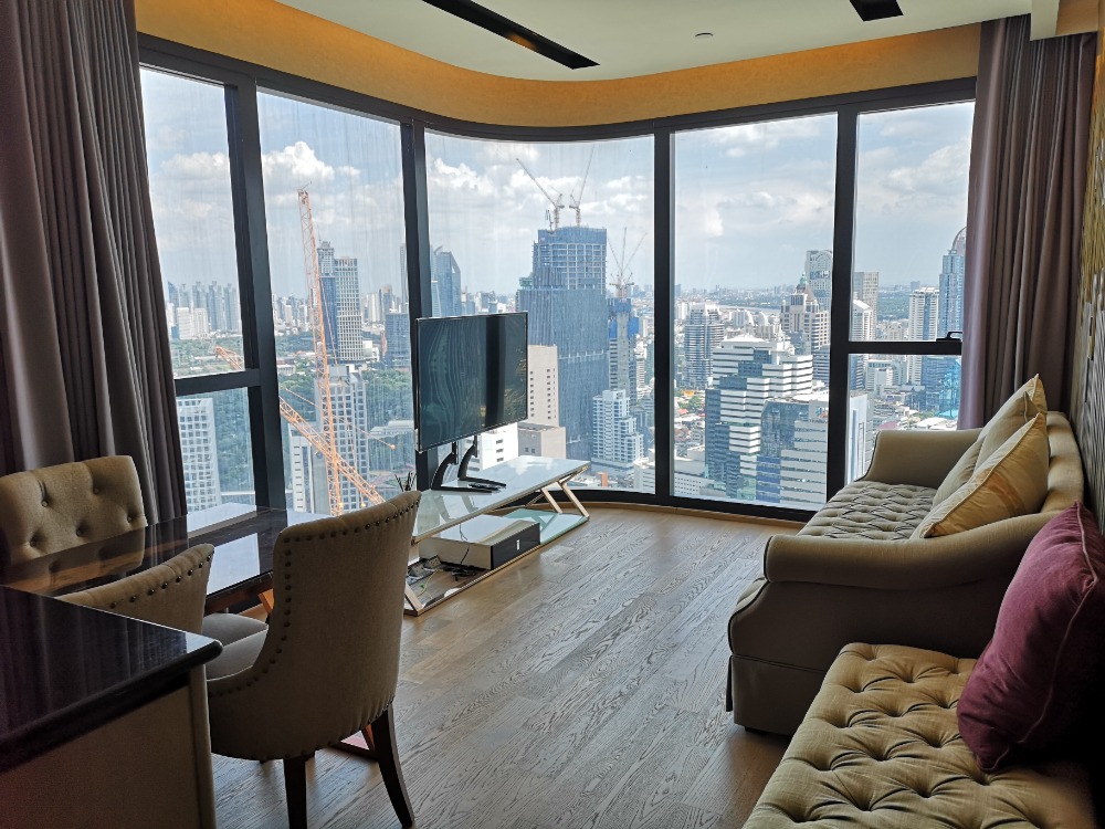 ให้เช่าคอนโดสยาม จุฬา สามย่าน : Ashton Chula - Silom⭐Luxury 2 Bedroom⭐55 Sq.m⭐High Floor