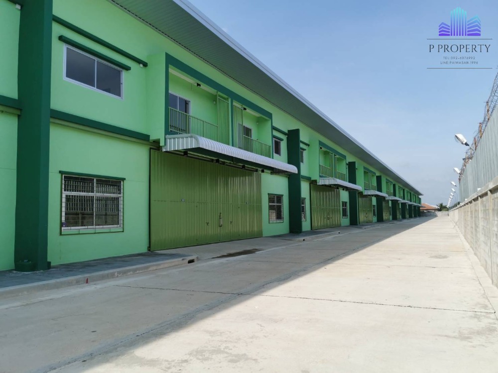 For RentWarehousePathum Thani,Rangsit, Thammasat : Warehouse/office rental Khlong Phra Udom Subdistrict Lat Lum Kaeo District, Pathum Thani Area 330-660 sq m.