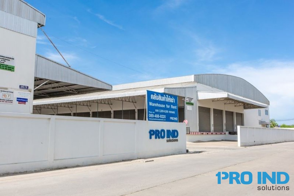 For RentWarehouseSamut Prakan,Samrong : PRO IND Warehouse for Rent Size 1,125 sq.m. Special Price!!