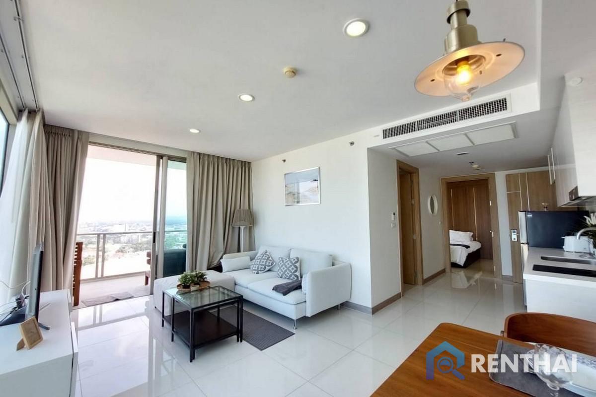 For SaleCondoPattaya, Bangsaen, Chonburi : Sale The Riviera wongamat 1 bedroom 50 sq.m. Conner unit Sea view