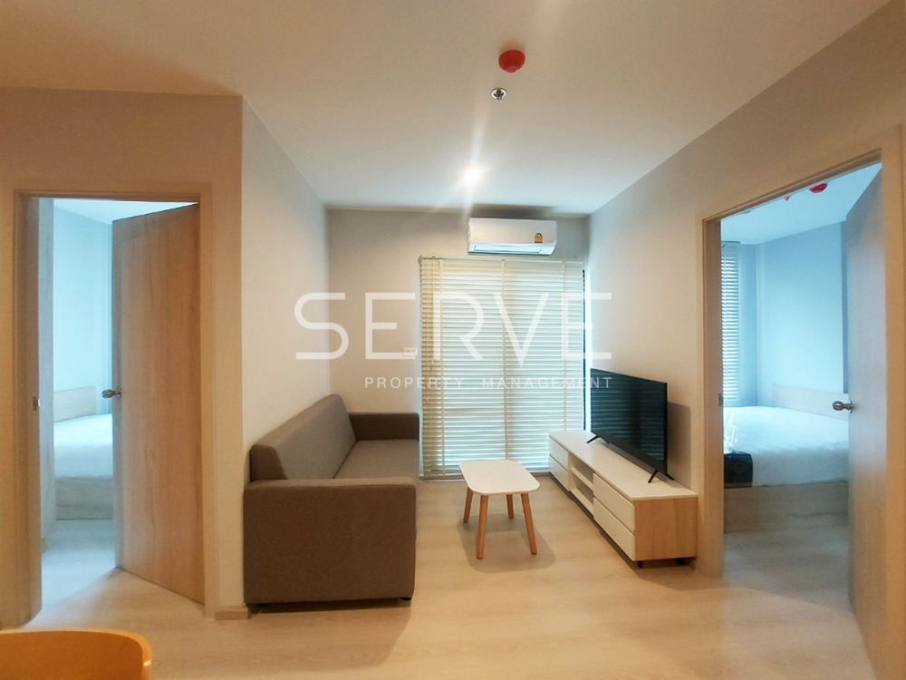 For RentCondoPattanakan, Srinakarin : 🔥2 Beds 1 Bath New Room and New Condo High Fl. 10+ Close to Premier place Srinakarin at Nue Noble Srinakarin Lasalle Condo / For Rent