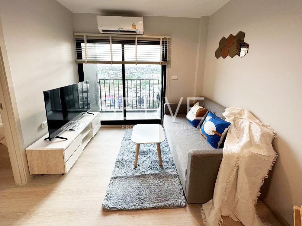 For RentCondoPattanakan, Srinakarin : 🔥1 Bed High Fl. 15+ Good Location Next to MRT Si La Salle Station & Makro at Nue Noble Srinakarin Lasalle Condo / For Rent