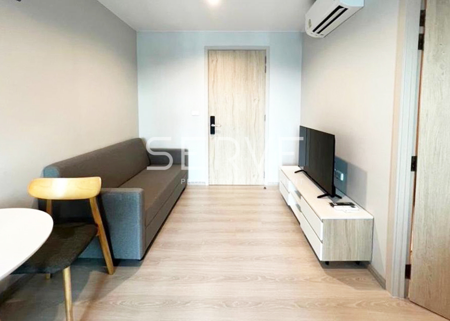 For RentCondoPattanakan, Srinakarin : 🔥1 Bed Closed Kitchen Super High Fl. 35+ Good View & Good Location Next to MRT Si La Salle at Nue Noble Srinakarin Lasalle Condo / For Rent